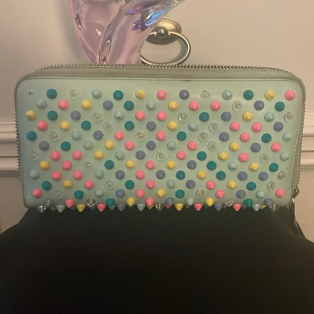 Christian Louboutin Mint Leather Wallet - Picture 3 of 10